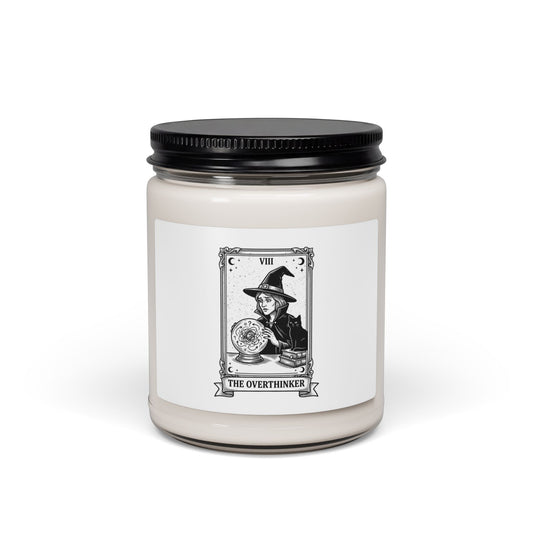 The Overthinker Witch Tarot Candle, Soy Candle | Witchy Humor